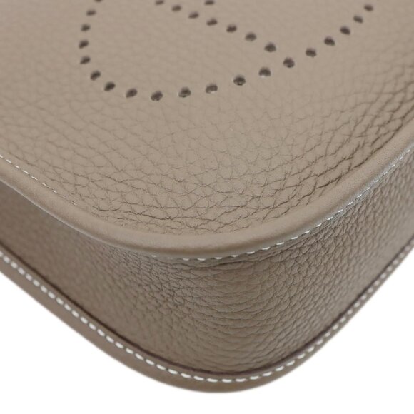 Hermes Evelyne TPM 16 Amazone Clemence Leather Crossbody Bag Etoupe - Picture 8 of 14
